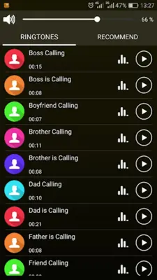 Family Ringtones - Contacts android App screenshot 6